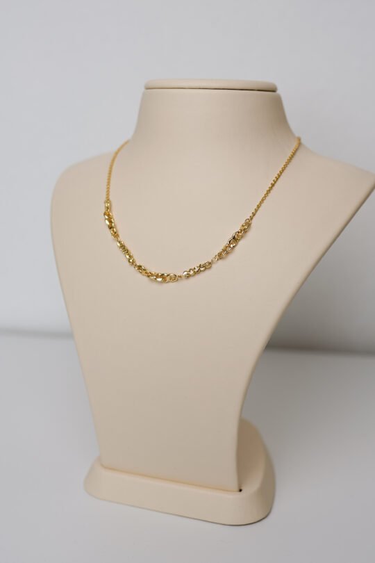 ViP 14K Asimetrik Zincir Kolye