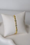 Gold Mineli Nazar Boncuklu Bileklik