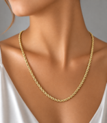 VİP 14K 60 Cm Burgu Kolye