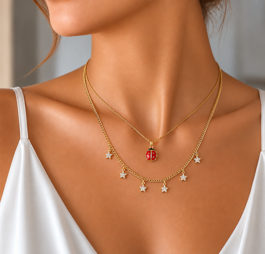VİP 14K  Minimal Şıklık İkili Set