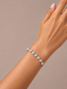 VİP Silver Damla Su Yolu  Model Bileklik
