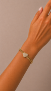 VİP 14K Zirkon Taşlı Heart Model Bileklik