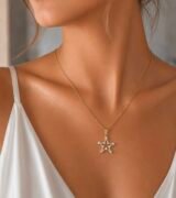 VİP 14K Taşlı Stella Kolye