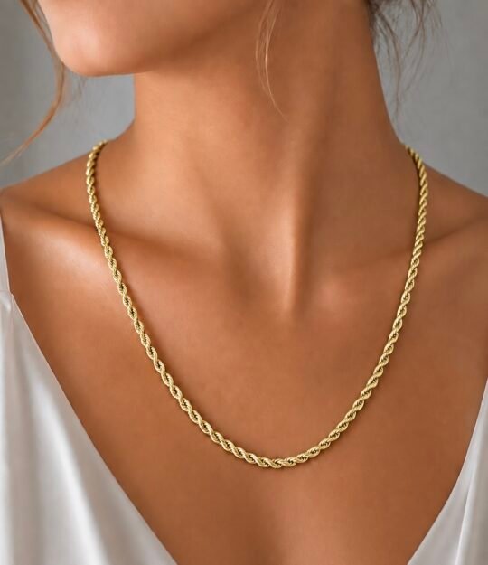 VİP 14K 60 Cm Burgu Kolye