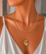 VİP 14K Tılsım İkili Set Kolye
