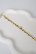 VİP 14K Kristal Taşlı Kalp Bileklik