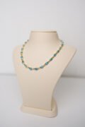 Sıralı Mavi Nazar Boncuklu Kolye