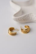Gold Sarmal Küpe