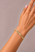 VİP 14K Zirkon  Taşlı Royal Model Bileklik